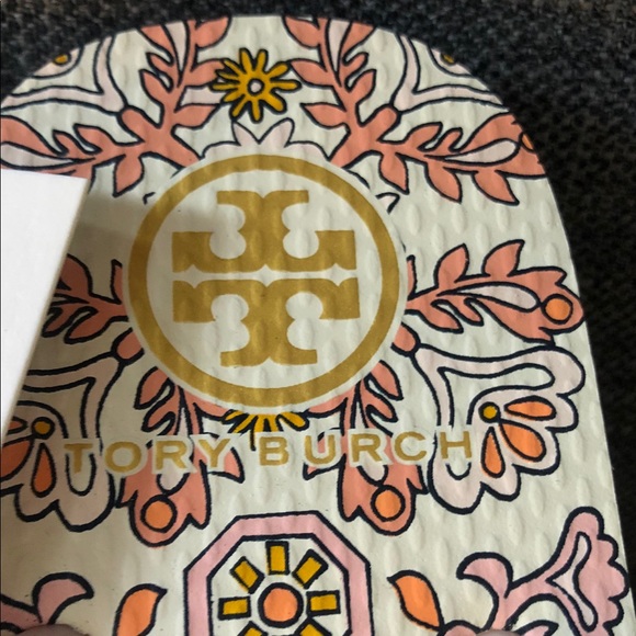 🆕 Tory Burch Hicks Garden Flip Flops Ballet Pink - Picture 4 of 7